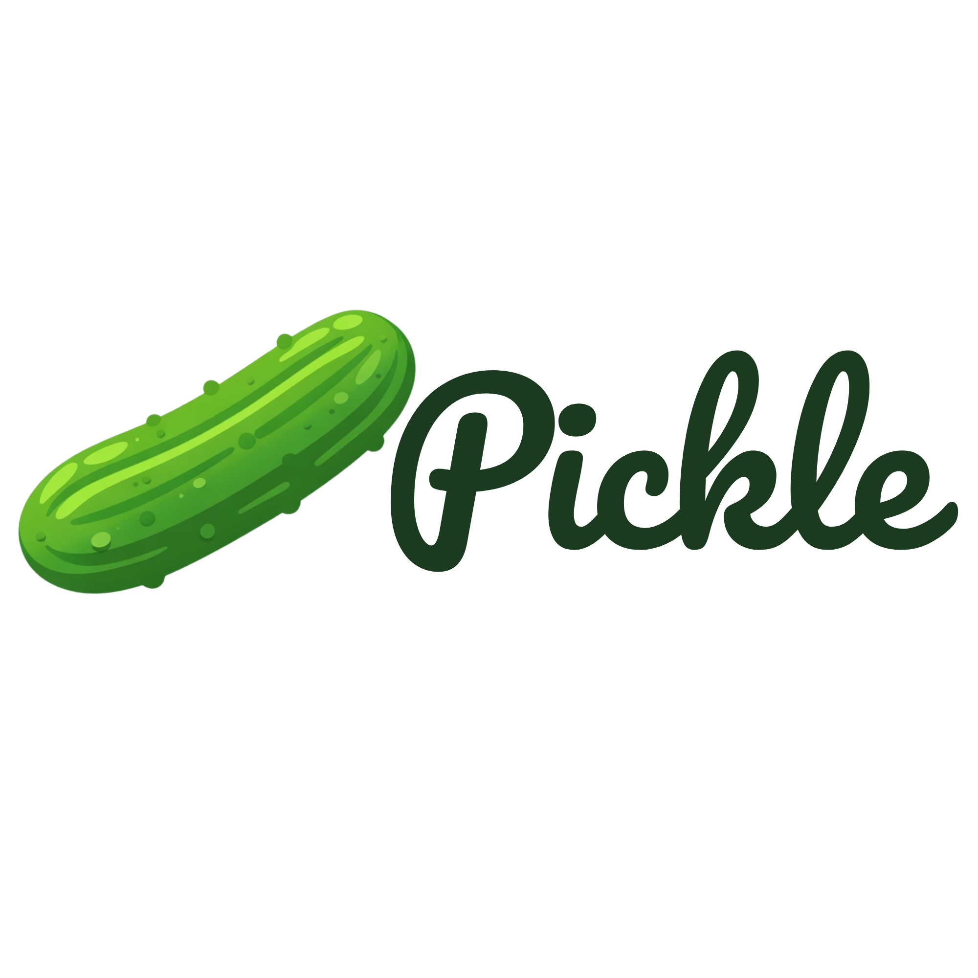 Pickle, two pickle characters facing off